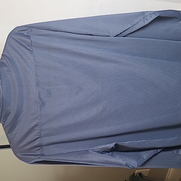 Travis Mathew Long Sleeve Button Up  Blue Golf Casual Men's Size XL - Picture 7 of 7